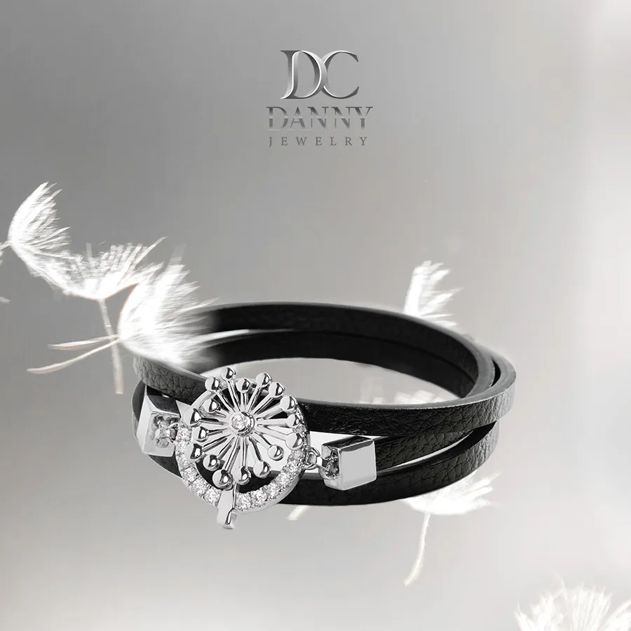 Lắc tay Da Unisex Bồ Công Anh HK0G0004