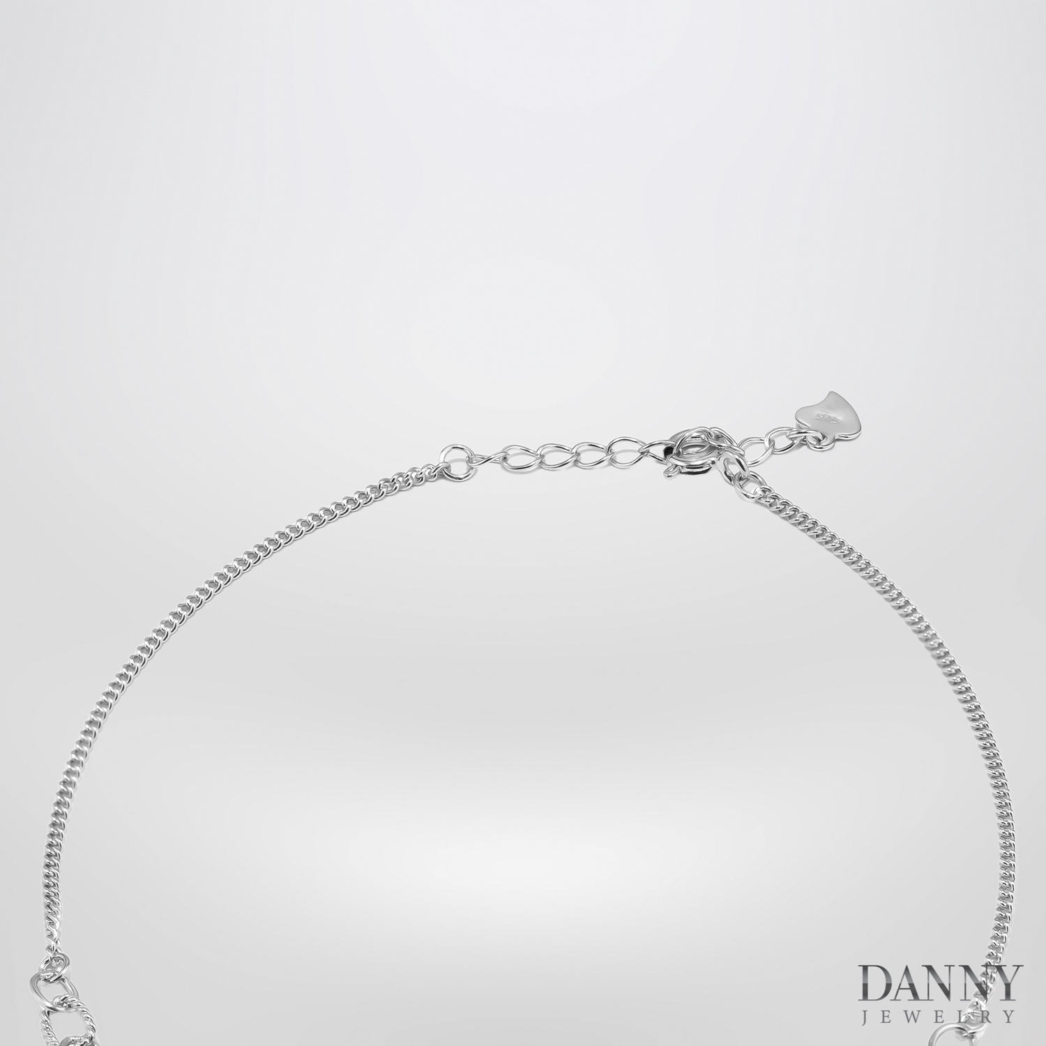 Lắc chân Bạc 925,Xi Rhodium - LACY009