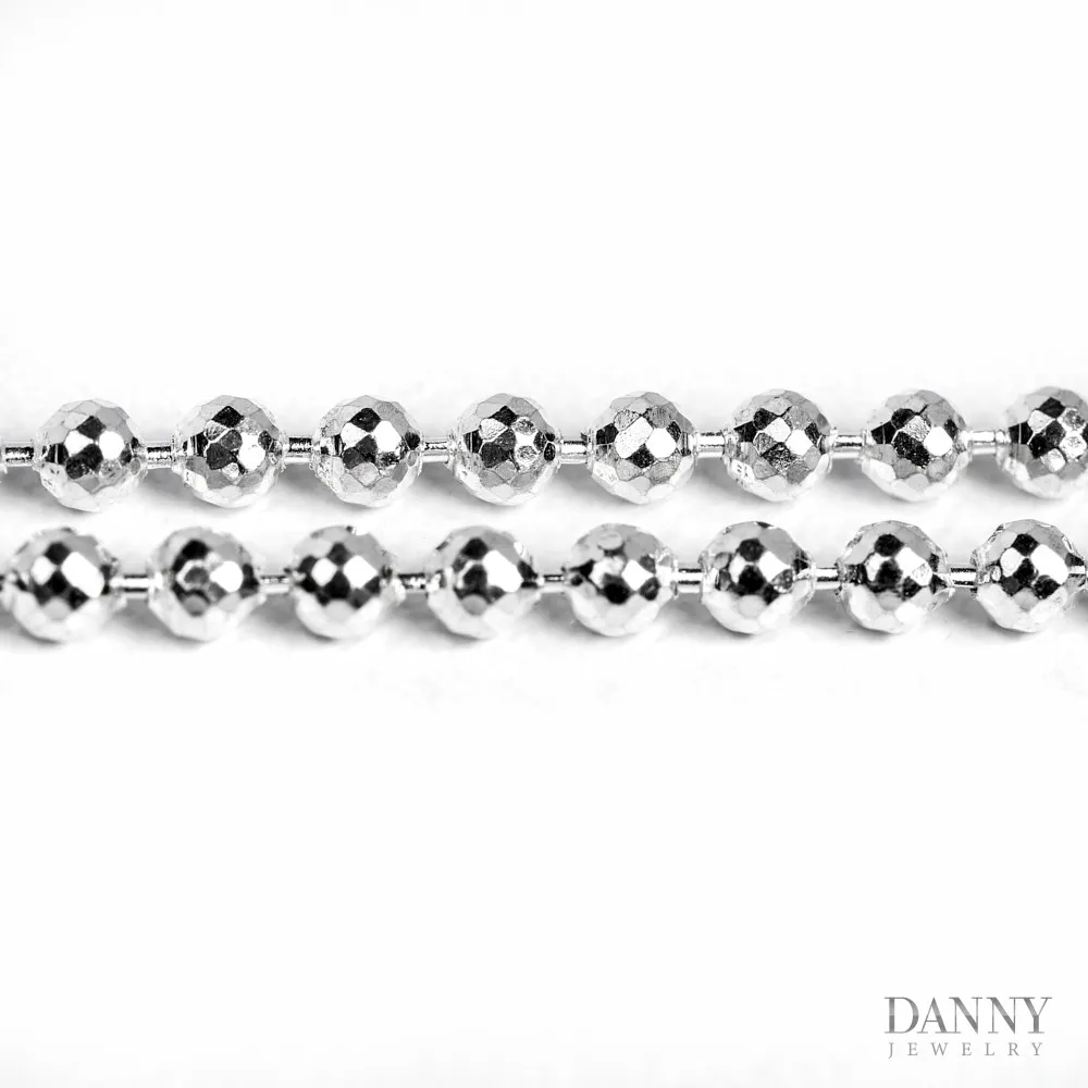 Dây cổ Nữ Bạc 925 Xi Bạch Kim Trang sức Ý AI0Y0001