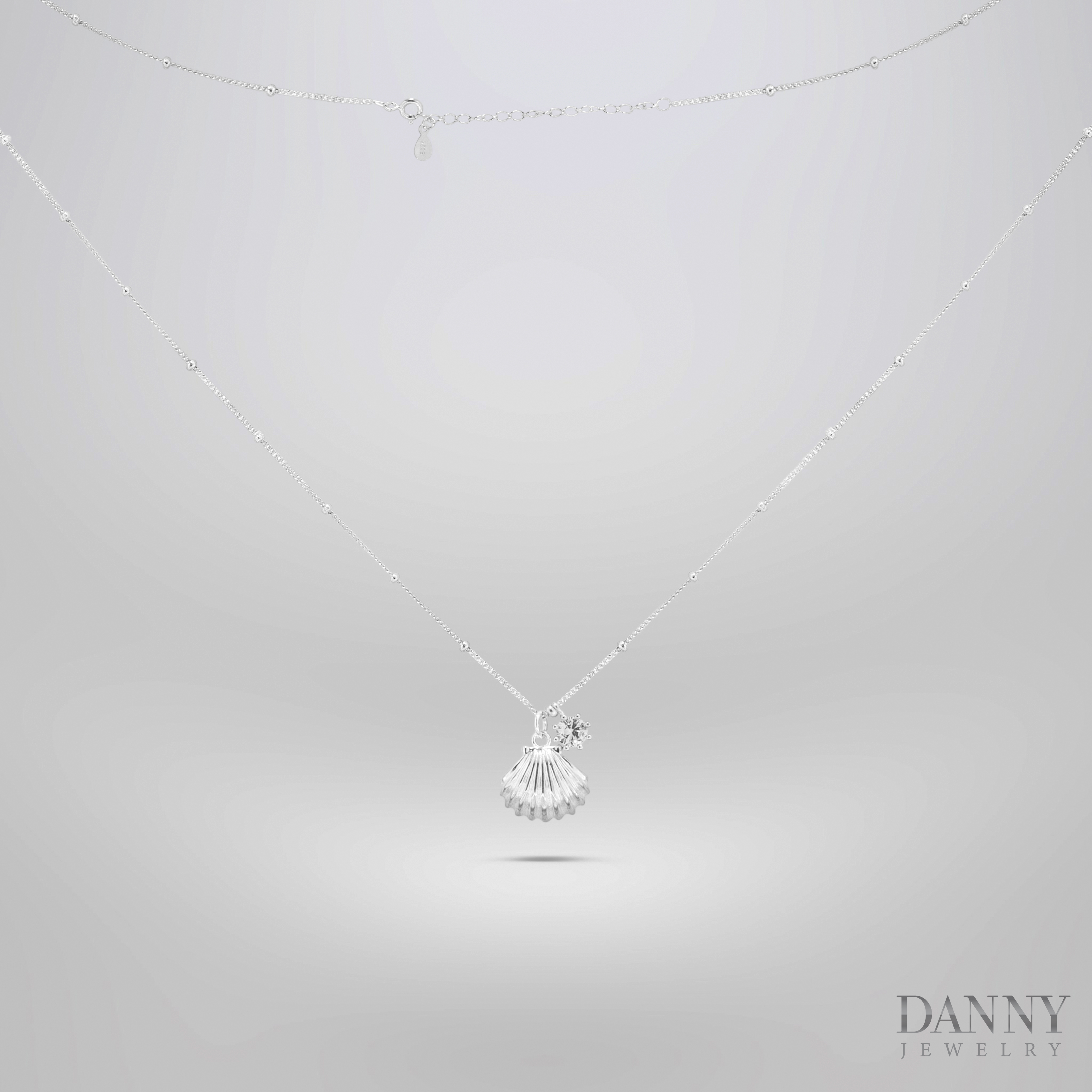 Dây Mặt Bạc Ý 925, xi Rhodium - DM105