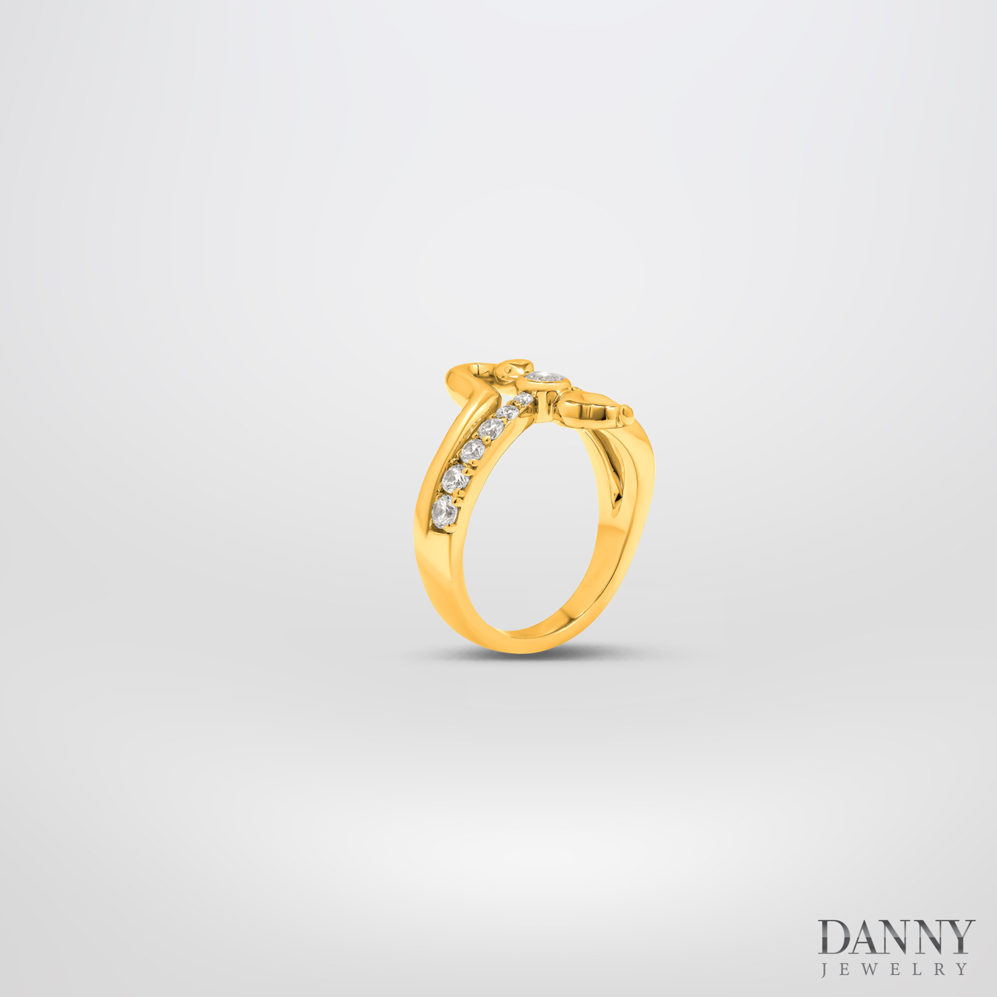 Nhẫn biểu tượng Rắn - Bạc 925 - Xi Vàng 18k - N0097