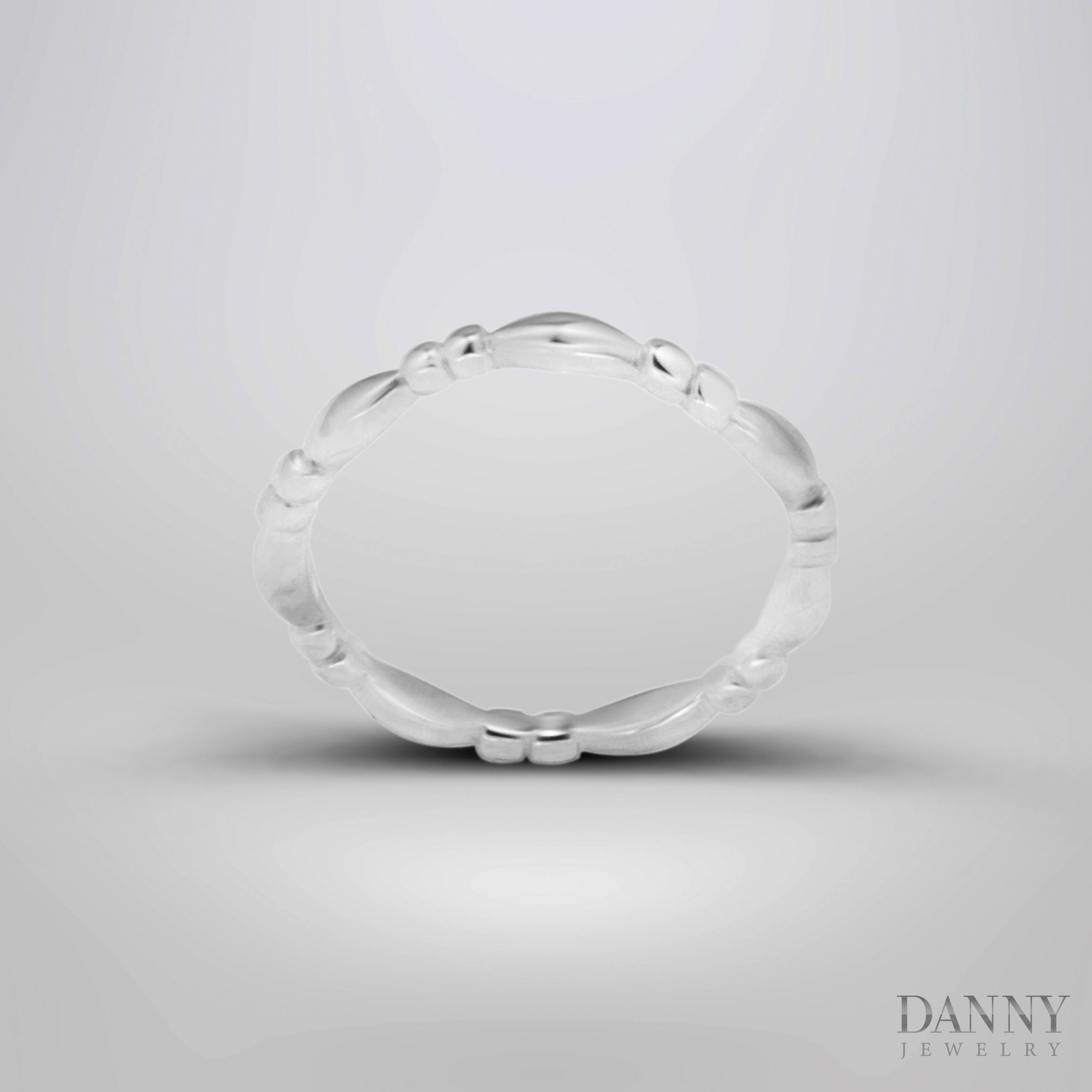 Nhẫn Nữ Bạc 925, Xi Rhodium  - NY81
